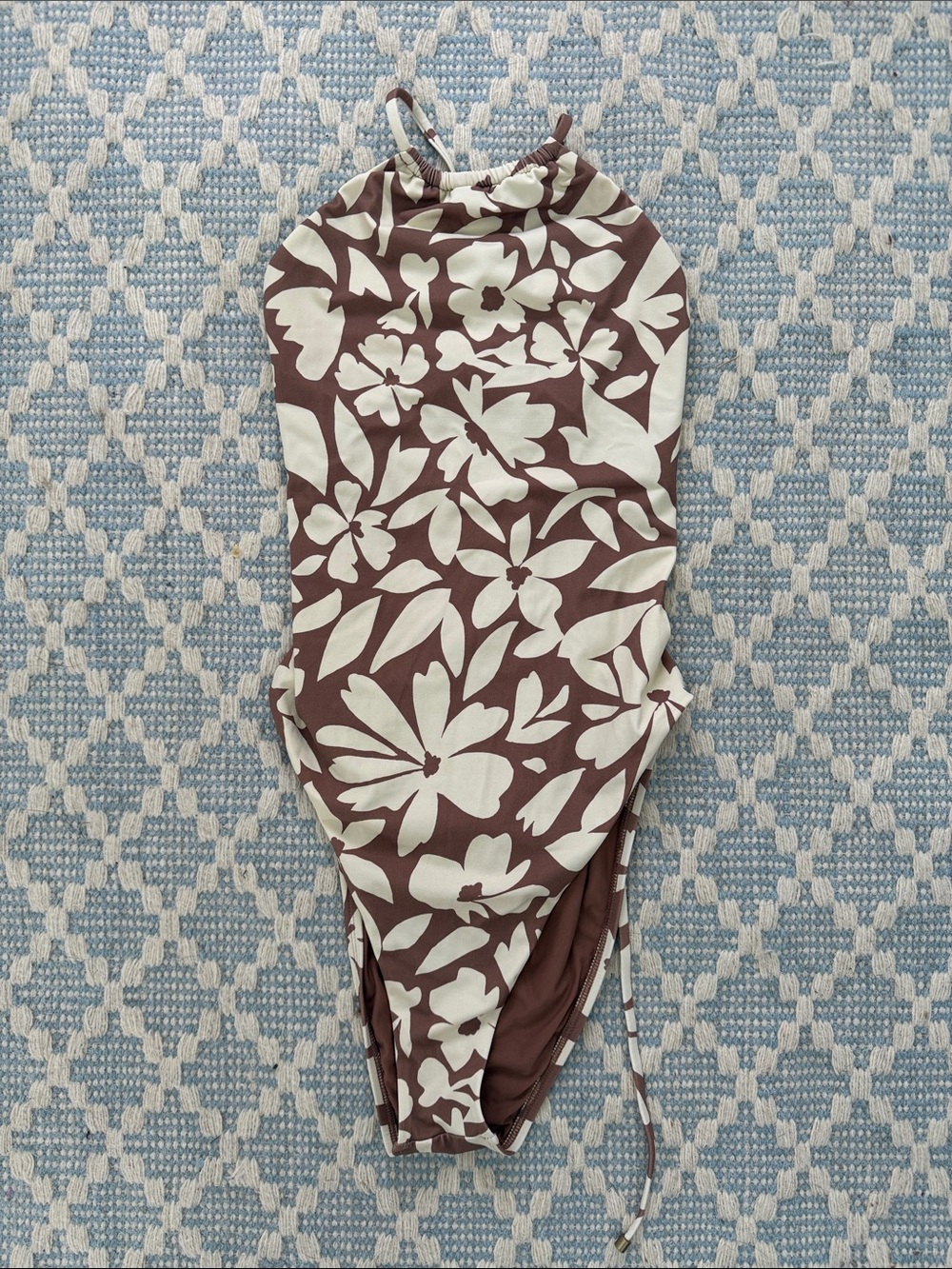 Vitamin A Terra High Neck One Piece - Desert Flower ReLux Size Large